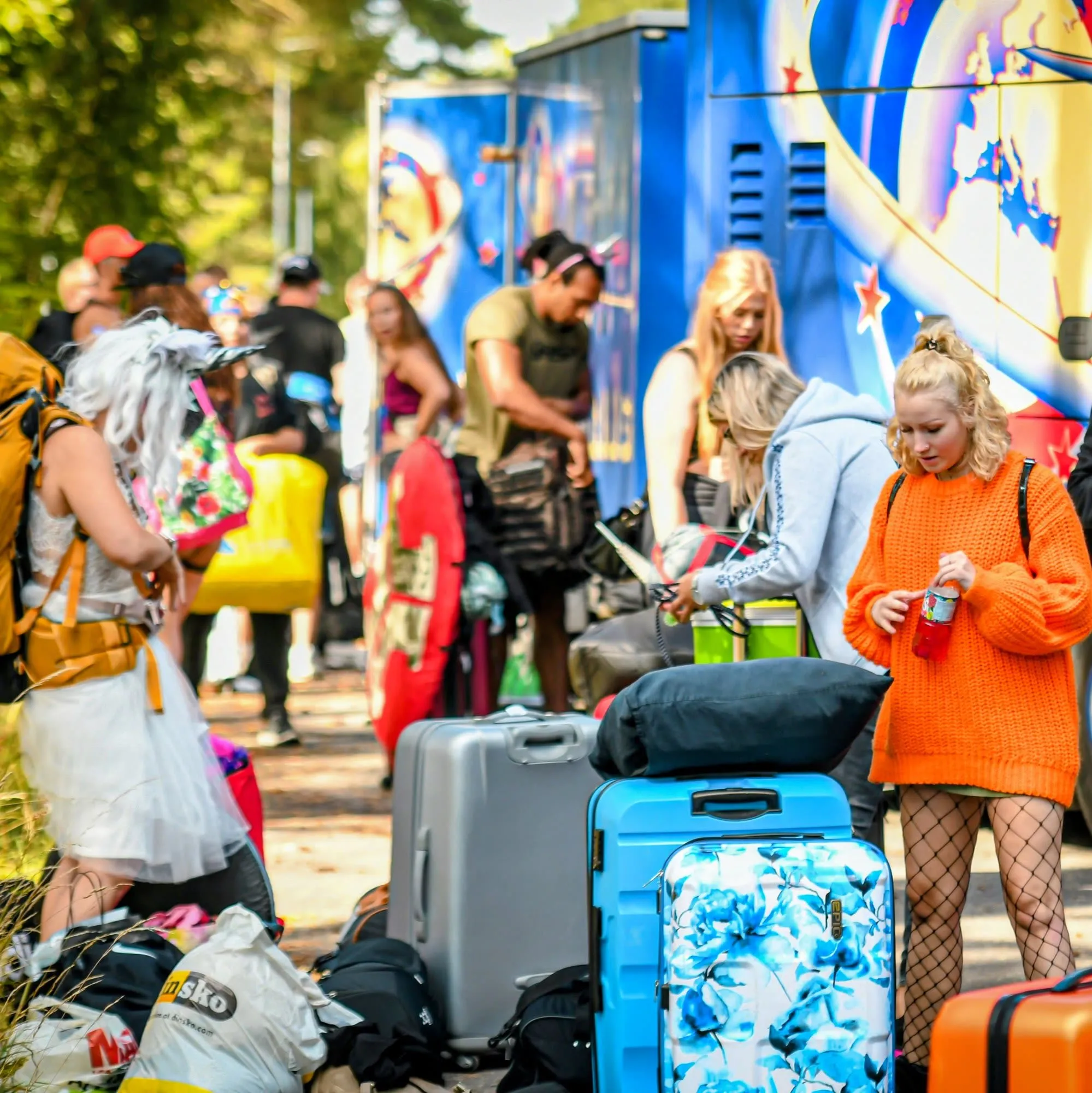 Camping at One Vision Festival